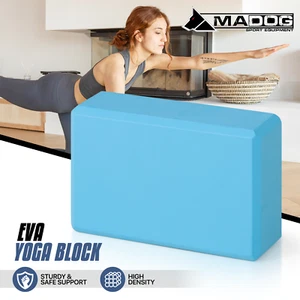 EVA Foam Non-Silp Yoga Block Gym Home Pilates Fitness Stretching Exercise Brick - Picture 1 of 11