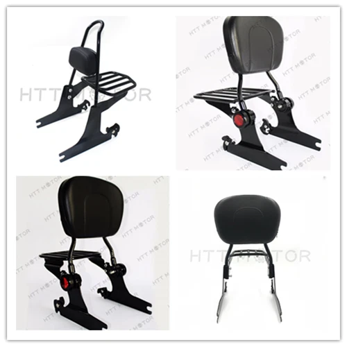 Sissy Bar Detachable Backrest For Harley Davidson Softail Fatboy FXST FLST 00-06 - Image 1 of 1