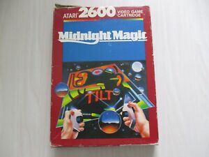 Midnight Magic (Atari 2600, 1988) Box, Manual and Cartridge