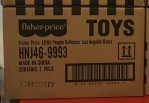 FISHER PRICE LITTLE PEOPLE LOS ANGELES RAMS NFL COLLECTOR FOOTBALL SET SEALED - Picture 1 of 2