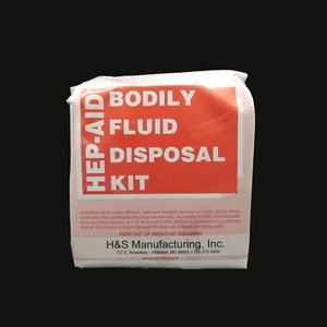 Hep-Aid Bodily Fluid Disposal Kit - 2 pack - Picture 1 of 2