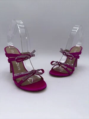 Stuart Weitzman Women's Flamingo Bow 100 Slide High Heel Sandals Size 7 B - Image 1 of 4