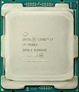 Intel Core i7-7800X 6C 3.5GHz 8.25MB 12T SR3NH LGA2066 CPU Processor - Picture 1 of 1