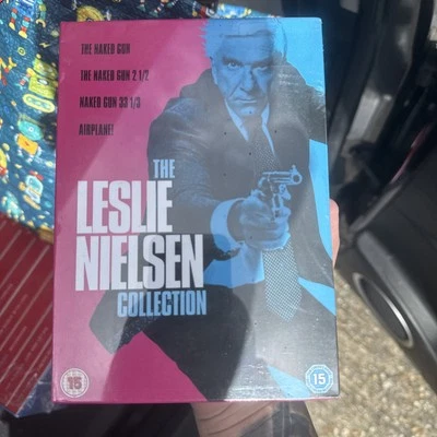 The Leslie Nielsen Collection 4 Films The Naked Gun Airplane DVD New and Sealed - Image 1 of 4