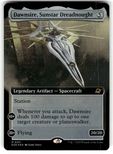 Dawnsire, Sunstar Dreadnought (Extended Art) Edge of Eternities 351 NM FOIL - Picture 1 of 2
