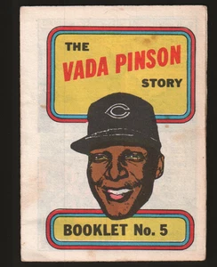 1970 Topps Booklets #5 - Vada Pinson - Cleveland Indians 70-434 - Bild 1 von 2