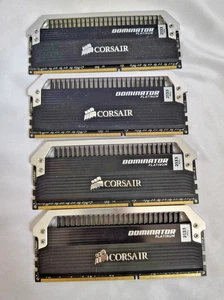 Lot of 4 Corsair Dominator Platinum 16 GB (4x4GB) CMD8GX3M2A1866C9 DDR3-1866 - Picture 1 of 4