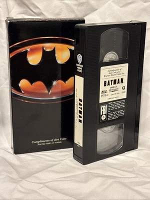 Batman (VHS, 1989) Diet Coke PROMO - Full Length Screener Copy - RARE COPY - Image 1 of 4