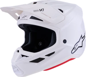 ALPINESTARS SM7 Helmet Solid Gloss White - Large - Bild 1 von 7