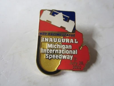 Indy Racing League 2002 Inaugural Michigan International Speedway July Event Pin - Image 1 of 2