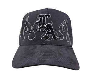 SELECTO SOMBREROS PARA HOMBRE NEGROS LOS ANGELES SNAPBACK SHLAMES NEGROS - Imagen 1 de 4
