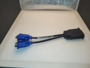 Video Y Splitter DMS-59 pin Male to Dual Female Cable Molex VGA adapter - Picture 1 of 1