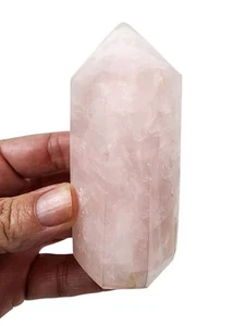 Rose Quartz Crystal Polished Tower Madagascar 164.7 grams. - Picture 1 of 3