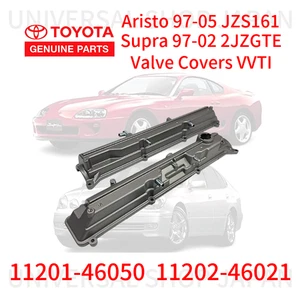 Toyota Genuine Aristo 97-05 JZS161 Supra 97-02 JZA80 Valve Valve Covers VVTI SET - Picture 1 of 1