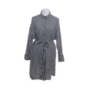 Esmara, Blusenkleid, Größe: 46, Schwarz/Weiß, Baumwolle, Karo, Damen #jHz - Bild 1 von 5