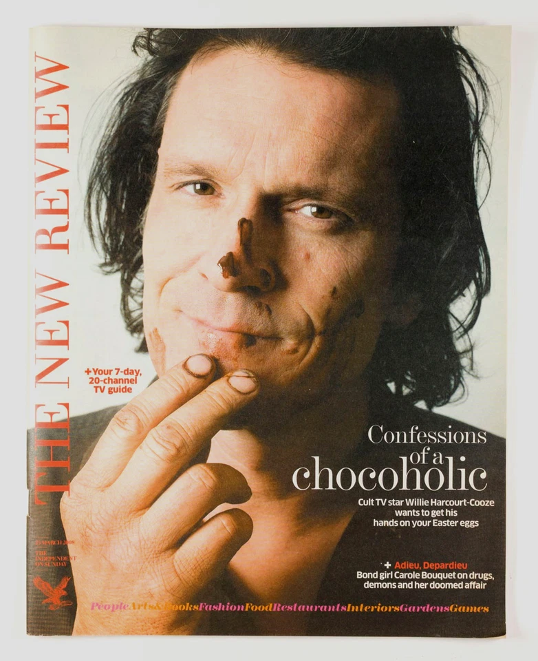 WILLIE HARCOURT-COOZE CAROLE BOUQUET Independent Review magazine 23 March 2008 - Image 1 of 1