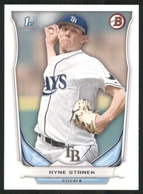 2014 Bowman Prospects #BP84 Ryne Stanek Tampa Bay Rays 36345 - Image 1 of 2