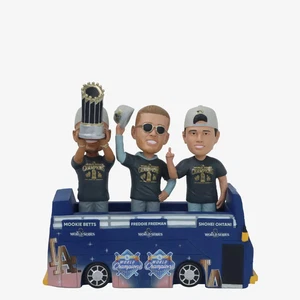 Mini Bobblehead Escena Ohtani Desfile Campeones Serie Mundial 2024 Dodgers de Los Ángeles - Imagen 1 de 1