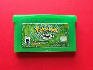 Pokemon: LeafGreen Versio Game Boy Advance Game Nintendo GBA Authentic Saves - Picture 1 of 14