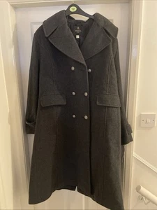 WOMENS ANASTASIA LONDON GREY MILITARY STYLE COAT SIZE 18 BRAND NEW WITH TAGS - Picture 1 of 6