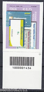 ITALIEN 2011 ERSPARNIS POSTLEITZAHL BARCODE 1436 POSTFRISCH ** A57 AKTION LESEN - Bild 1 von 1