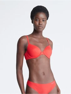 Calvin Klein Perfectly Fit Lightly Lined T-Shirt Bra Women's 34D Rouge Solid - Picture 1 of 16