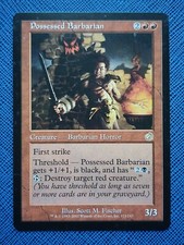 MTG 1x Possessed Barbarian LP Torment Magic the Gathering