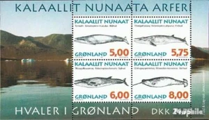 Dinamarca-Groenlandia Bloque 13 (edición completa) nuevo 1997 ballenas - Imagen 1 de 1