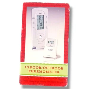 weather station indoor thermometer clock Calendar Alarm humidity New Open Box - Picture 1 of 1