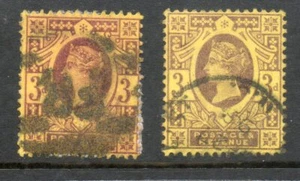 GB QV SG204, 3d purple/orange, FINE USED Scarce - Picture 1 of 3