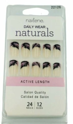 Nailene Daily Wear Naturals Active Length Artificial Nails - Image 1 of 2