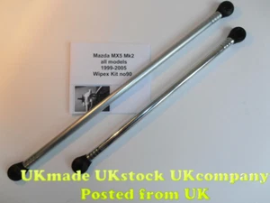 MAZDA MX5 Mk2 1998-2005 Wiper Motor Linkage Push Rod Wipex Kitno90 UKmadeUKstok. - Picture 1 of 3