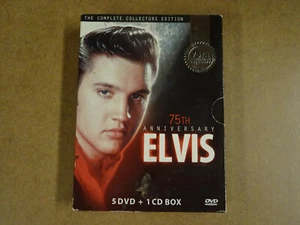 5-DISC MUSIC COLLECTORS EDITION DVD BOX + CD / ELVIS PRESLEY -75th ANNIVERSARY - Imagen 1 de 2