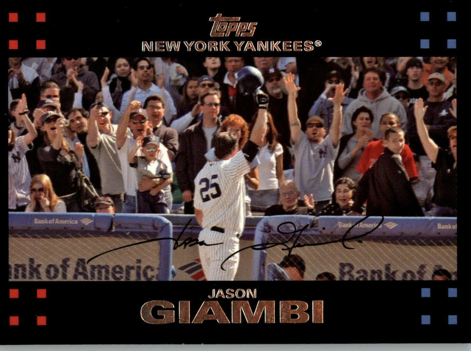 2007 Topps Baseball #120 Jason Giambi - New York Yankees - Image 1 of 1