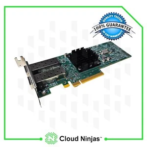 Carte réseau profil bas double port SFP + Dell Broadcom 57412 10 Go YR0VV 0YR0VV - Photo 1/3