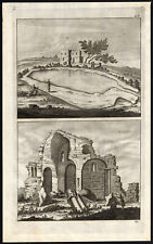 Antique Print-SOLOMON'S WELL-CHURCH-RUINS-TYRE-LEBANON-Le Brun- de Bruyn-1700