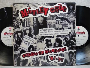 Motley Crue Decade of Decadence '81-'91 1991 Korea 2LP 4 page Picture W/In Promo - Picture 1 of 7
