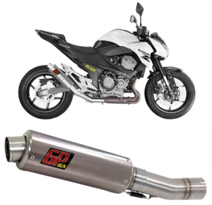 tubo de escape homologado gp gun arrow acero kawasaki z-800 z800 e 2015 15 - Imagen 1 de 1