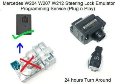 Mercedes Benz Steering Lock ESL ELV Emulator Programming W204 W207 W212 - Image 1 of 4