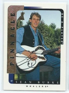 1996-97 Pinnacle Be a Play BAP Sean Burke autógrafo automático Whalers - Imagen 1 de 1
