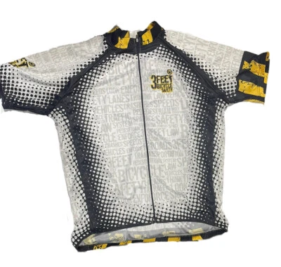 Camiseta deportiva de ciclismo de seguridad para bicicleta Canari de 3 pies talla XL negra blanca gris amarilla Foto 1 de 4