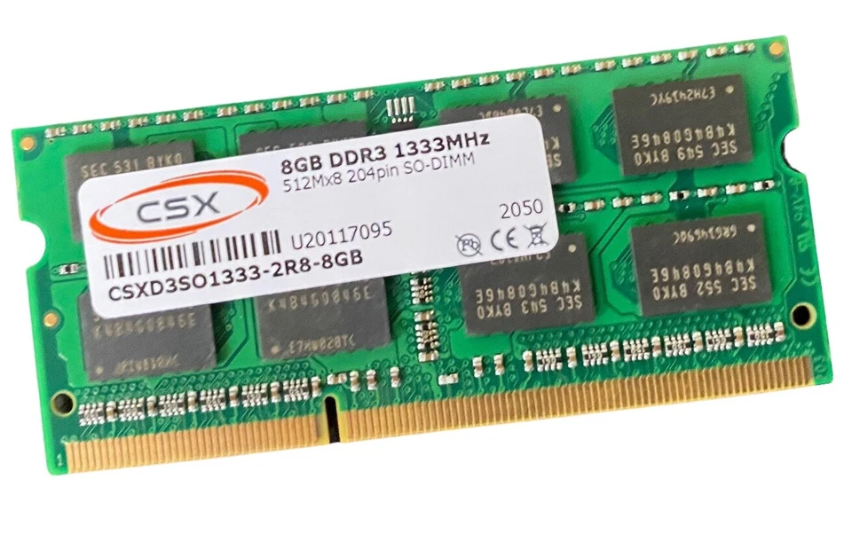 CSX 16Gb 2x 8Gb Notebook Laptop Speicher DDR3 1333Mhz 204pin Memory Pc-10600s 1, - Bild 1 von 1