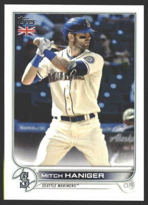 Mitch Haniger #104 2022 Topps UK Edition Seattle Mariners - Image 1 of 2