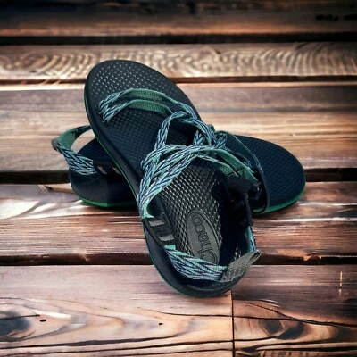 Sandalias Chaco Jóvenes Niñas Talla 2 Verde Sin Cordones Correa Zapatos Deporte Senderismo Informales Foto 1 de 4