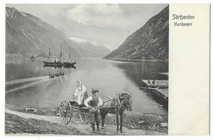 Vintage Postcard " Sorfjorden Hardanger" 1905 - Picture 1 of 2