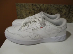 REEBOK Club Memory Tech Insoles White Athletic Sneakers Men Shoes 8M Tennis Shoe - Picture 1 of 8