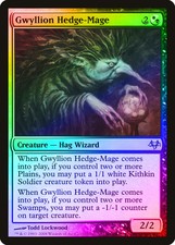 Gwyllion Hedge-Mage FOIL Eventide NM White Black Uncommon MAGIC CARD ABUGames