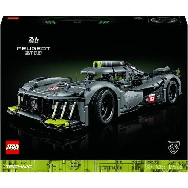 Lego Technic 42156 PEUGEOT 9X8 24H LE MANS HYBRID HYPERCAR - NEUF - Photo 1/1