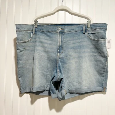 Old Navy Denim Shorts Mid Rise NEW Plus Size 22 - Image 1 of 4