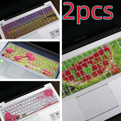 2* Keyboard Cover Skin For Asus N56 K60 S56 A52 K73 G72 G60 X5D X52 X53 X55 X61 - Image 1 of 4